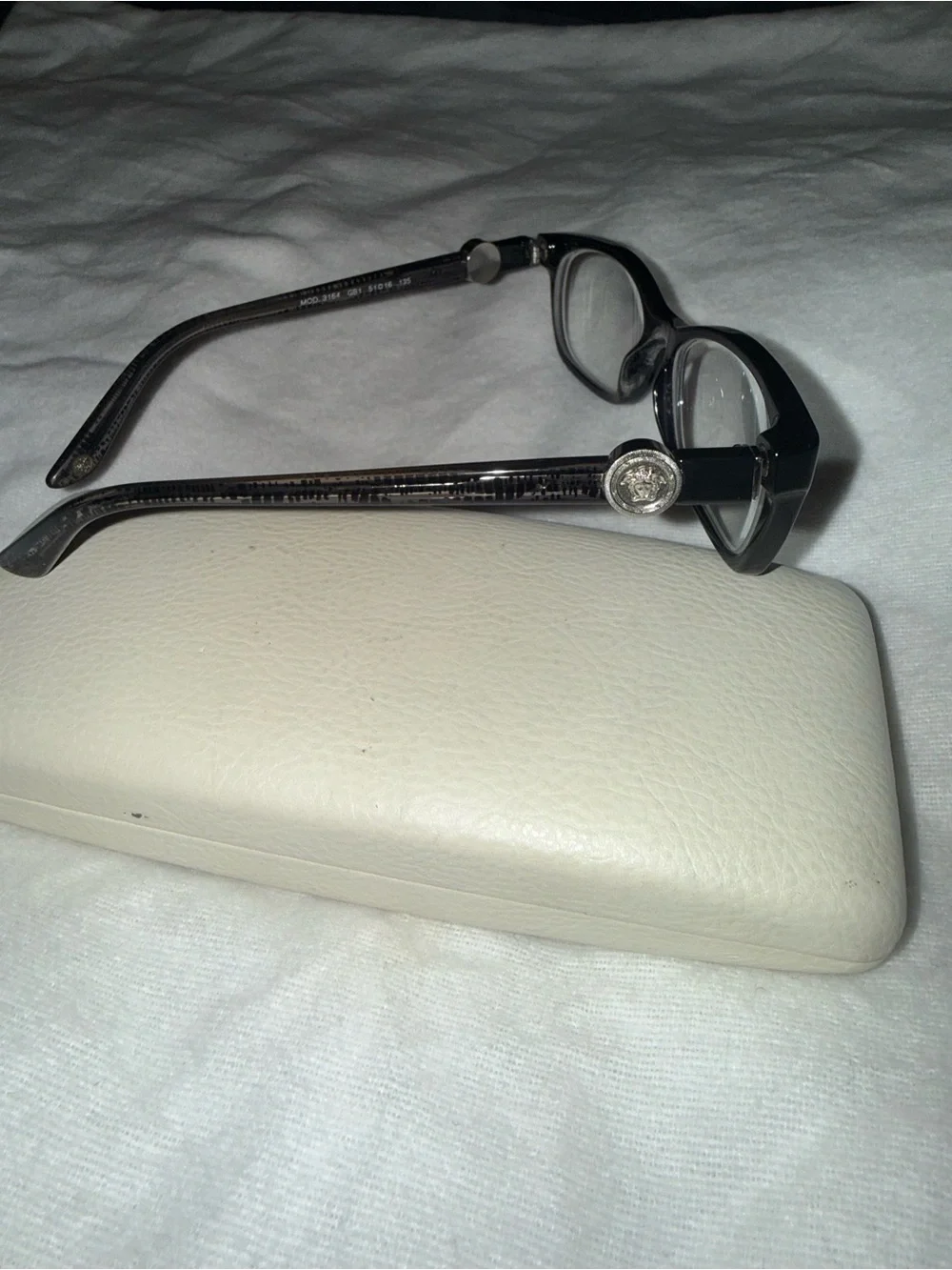 Versace Black Medusa Eyeglasses Frames MOD 3164/51-16-135 - Made in Italy